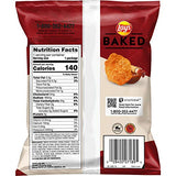 Baked, Lay's Barbecue Potato Crisps, 1.125 Ounce (Pack of 64)