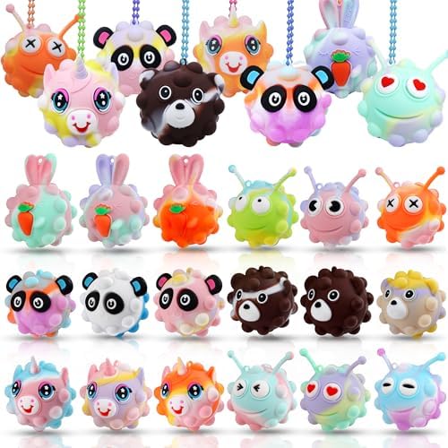 18 PACK Animal Pop Balls Party Favors for Kids,3D Pop Balls Fidget Toys,Birthday Gifts for Boys & Girls,Goodie Bag Stuffers,Pinata Stuffers,Carnival Prizes,Treasure Box Toys,Kids Prizes