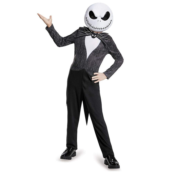 Disguise Disney Jack Skellington Nightmare Before Christmas Boys' Costume Black, Medium (7-8)