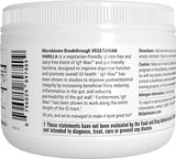 Microbiome Breakthrough Repair Powder - Vegetarian Vanilla - Contains Probiotics for Men and Women - Gas & Bloating Relief - GI Revive - Improves Gut Health - 30 Servings - 150g