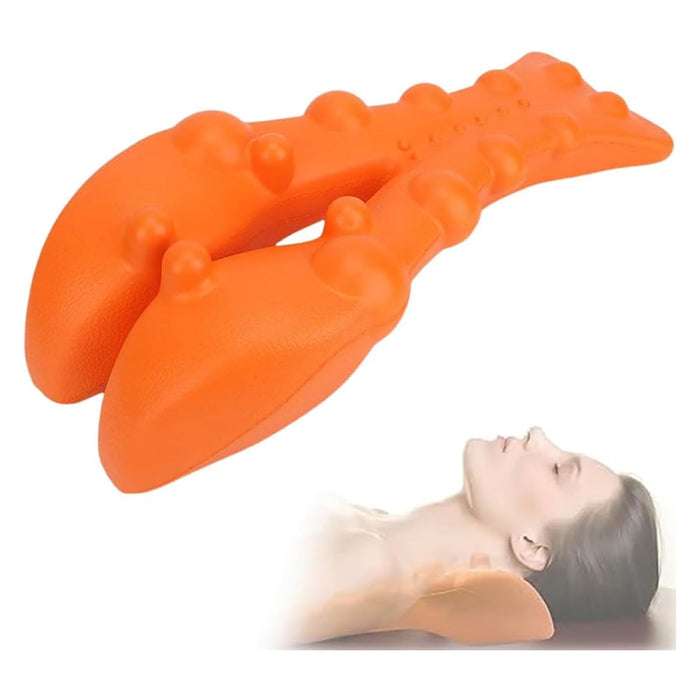 Therapoint Trapezius Massager, Relieflylab Trapezius Stretcher, Reliefly Lab Neck, Reliefly Lab Neck Stretcher, Therapoint Trapezius Stretcher, Trapezius Trigger Point Massager Tool-Orange