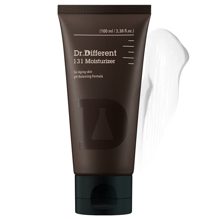 Dr.Different 131 Moisturizer - Anti-Aging Face Moisturizer for Aging Skin, Enhances Moisture, Supports Skin Barrier Care & Safe for Sensitive Skin, 3.38 oz.