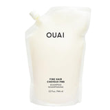 OUAI Fine Shampoo Refill - Volumizing Shampoo with Strengthening Keratin, Biotin & Chia Seed Oil for Fine Hair - Delivers Weightless Body - Paraben, Phthalate & Sulfate Free Hair Care - 32 fl oz