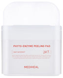 MEDIHEAL Phyto Enzyme Peeling Pad - Vegan Face Resurfacing Pore Tightening Gauze Pads with LHA & Papaya Enzym to Control Sebum - Exfoliating Pads for Dead Skin Cells, 90 Pads