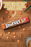 Smarties Orange Milk Chocolate Giant Tube 120g (Pack of 20) |Orange Flavoured Milk Chocolate Sweets In A Crisp Sugar Shell | Christmas Chocolate Gift | Bulk Chocolate Box | Festive Chocolate