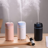 Car Diffuser Humidifier Aromatherapy Essential Oil Diffuser Car Air Freshener Diffuser USB Cool Mist Mini Portable Diffuser for Car Home Office Bedroom (Pink)