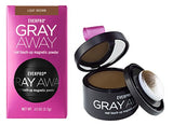 Everpro Gray Away Root - Polvo de retoque de raíz, color marrón claro, 1.25 onzas (4 ml) (paquete de 2)