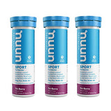 Nuun Active: Tri-Berry Electrolyte Enhanced Drink Tablets, 10 Count (Pack of 3)
