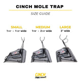 Cinch Traps Mole Trap Kit: Two Traps With Mole Tunnel Flags And Instructions - By - Made In America