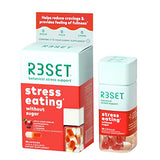 R3SET Stress Eating Daily Supplement Capsules – Apple Cinnamon – 28ct