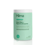 Hilma Daily Fiber + Digestive Enzymes – Fiber Supplement Powder with Prebiotics & Enzymes Formulated with Psyllium Husk & Acacia - Gluten Free, Vegan, FSA Eligible - Digestive Support - 30 Servings