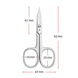 ZWILLING CLASSIC nail scissors and cuticle scissors for finger and toenails, combination scissors for precise cutting made of polished stainless steel, 90 mm