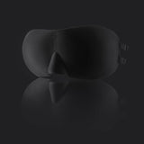 ALASKA BEAR Sleep Mask 2 Straps, Deep Concave Molded Foam Mask with Convex Eye Cups and Light Blocking Nose Contour, Two Adjustable Elastic Bands Stay on Head w/o Slipping, Black