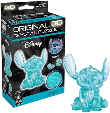 BePuzzled, Disney Stitch Original 3D Crystal Puzzle, Ages 12 and Up