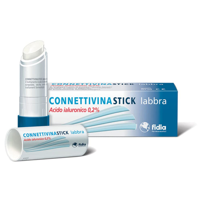 Connettivina Pharmaceutical Lipsticks | 3 g Lipsticks Based on Hyaluronic Acid 0.2% | For Damaged, Dry and Cracked Lips