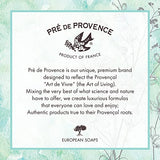 Pre de Provence Artisanal Soap Bar, Enriched with Organic Shea Butter, Natural French Skincare, Quad Milled for Rich Smooth Lather, Rose Petal, 8.8 Ounce