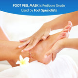 PEDICURE GRADE Foot Masks that Remove Dead Skin | Smooth and Soften foot peel mask for dry cracked feet Premium | Foot Callus Removal For Feet Gel | Imperial Feet