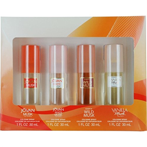 COTY Omni Collection Women Jovan Musk + White Musk + Wild Musk + Vanilla Musk