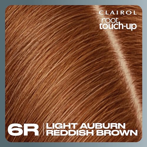 Clairol Root Touch-Up by Nice'n Easy Permanent Hair Dye, 6R Light Auburn/Reddish Brown Hair Color, Pack of 2