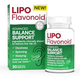 Lipo-Flavonoid Balance Support, Helps Reduce The Risk of Vertigo Like Symptoms, Dizziness, Spinning and Swaying Related to Poor Inner Ear Health (30ct)