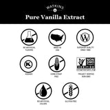 Watkins Pure Vanilla Extract, with Madagascar Vanilla Beans, Non-GMO, Kosher, 1 oz. Bottle, 1-Pack