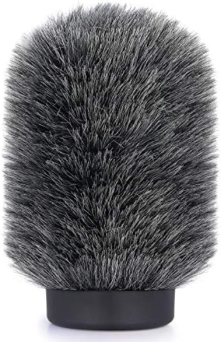 YOUSHARES Deadcat Wind Muff for Rode NTG4,MKE 600 Shotgun Microphones, Audio-Technica AT875R Shotgun Microphones, Windscreen Up to 4.7" Long