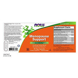 NOW Foods Supplements, Menopause Support, Blend Includes Standardized Herbal Extracts and Other Nutrients, 90 Veg Capsules