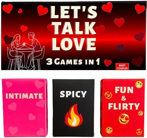 Couples Card Games for Fun and Romantic Date Night (Let's Talk Love)