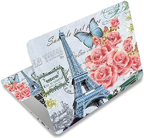 Laptop Skin Sticker Decal,Eiffel Tower 12 13 13.3 14 15 15.4 15.6 inch Laptop Skin Sticker Cover Art Decal Protector Notebook PC Skin FY-NEK-024