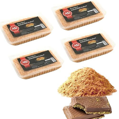 800g/ 28 oz, Cooked & Dried Chopped Kataifi for Dubai Chocolate | Ready-to-Use Shredded Fillo Dough (Kadayıf/Kunafa) | Vacuum-Sealed for Freshness, ship from Turkey