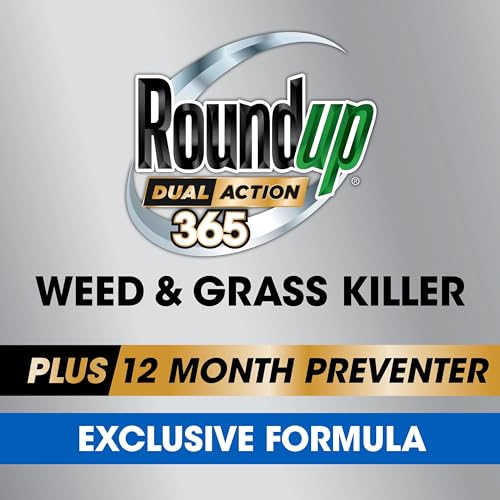 Roundup Dual Action 365 Weed & Grass Killer Plus 12 Month Preventer with Comfort Wand, Kills & Prevents for up to 1 Year, 1 gal.