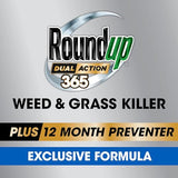 Roundup Dual Action 365 Weed & Grass Killer Plus 12 Month Preventer Refill, Kills & Prevents for up to 1 Year, 1.25 gal.