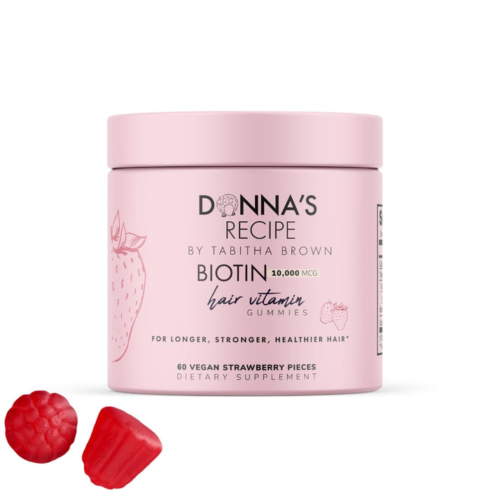 Donna's Recipe by Tabitha Brown Vegan Biotin Hair Vitamin Gummies