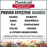 Plantskydd PS-VRD-3 Granular Animal Repellent for Deer, Rabbits and Voles, Also for Deer, elk, Moose, Hares, Voles, Squirrels, Chipmunks and Other Herbivores 3.5 LB Granular Shaker Jug (3.5 LB)