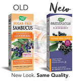 Nature's Way Sambucus Sugar-Free Elderberry Syrup, Traditional Immune Support*, 4 Oz