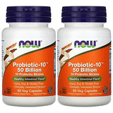 Probiotic10 50 Billion - Now Foods - 50 - VegCap -(Pack of 2)