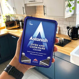 Astonish Oven & Cookware Cleaning Paste For Glass, Appliances, Ceramics, Stovetop & Pyrex - All Purpose Kitchen Cleaner - Stainless Steel Degreaser Removes Baked On Grease & Grime, 150g Tub (3 Pack)