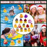 Advent Calendar 2024, Christmas Rubber Duck Set,Fun Rubber Duck Advent Calendar Toys, 24 Days Joyful Christmas Countdown, Suitable for all kinds of people, Holiday Party Gifts, Decorations (B1PCS)