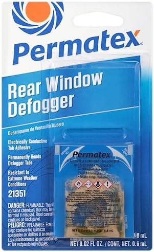 Permatex 21351 Electrically Conductive Rear Window Defogger Tab Adhesive
