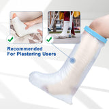 Bukihome Shower Watertight Foot Protector, Adult Leg Cast Covers, Extra Large Capacity Adult Thigh Tension & Super Waterproof Leg Protector, For Thigh size 21.65-23.23 inches