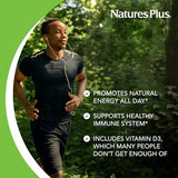 Natures Plus Source of Life - 180 Capsules - Multivitamin & Mineral Supplement - Supports Natural Energy & Overall Well-Being - Gluten Free, Vegetarian - 60 Servings