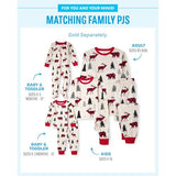 The Children's Place baby girls Family Matching Christmas Holiday Sets, Snug Fit 100% Cotton, Adult, Big Kid, Toddler, Pajama Set, Buff Bear, 10 US