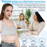 HLOES Posture Corrector for Women and Men,Adjustable Upper Back Brace,Breathable Back Support Straightener,Relieve Waist,Neck,Shoulder,Back Pain