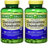 Spring Valley - Glucosamine Chondroitin, Triple Strength, 340 Tablets, Twin Pack