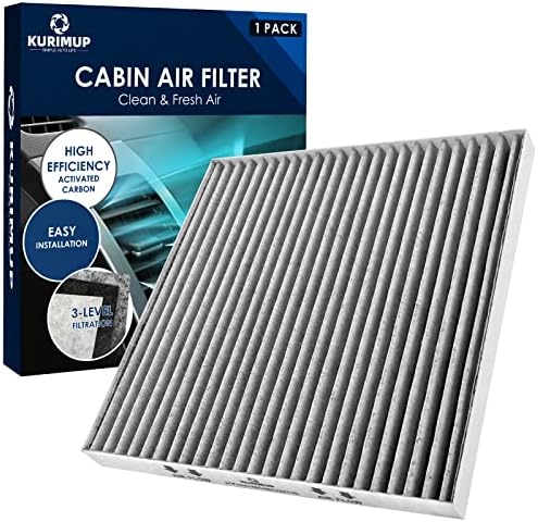 Premium Cabin Air Filter with Activated Carbon,Replacement for CF10374(CP374), Fit for Toyota Tacoma (2005-2021)/Dodge Dart (2013-2016)/Pontiac Vibe (2003-2008).