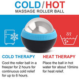 MEDLOT Cold Massage Roller Ball, Set of 2, Cryosphere Ice Therapy Ball for Body Muscle Relief, Roller Massager for Back, Neck, Deep Tissue, Foot Plantar Fasciitis, Myofascial Release