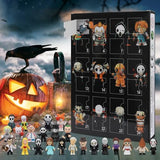 Halloween Advent Calendar 2024,Nightmare Before Christmas,Halloween Countdown Calendar 2024 for Kids and Adults with 24 pcs Classic Halloween Doll Collectible Figures, Pre-Christmas Doll Nightmare