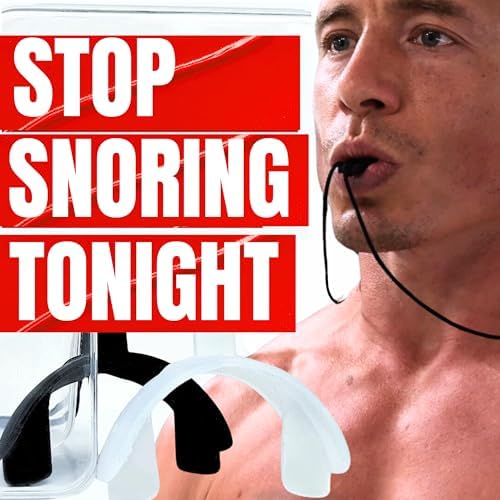 Better Than Mouth Tape for Sleeping - Mew X -The Ultimate Anti-Snoring Device & Snore Stopper/Put Face Tape & Nasal Strips for Snoring in The Bin [2 Pack & 2X Value]- Reusable Snoring Mouth Guard