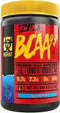 Mutant BCAA 9.7 Supplement BCAA Powder with Micronized Amino Energy Support Stack, 348g - Blue Raspberry