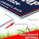 Trump Yard Signs 2024, 24x18In Trump Yard Signs Double-Sided Take America Back Foldable Campaign Signs With H-Stakes Placard Voted For Trump Triggering Outdoor Garden Lawn Parade Handheld Rally Decor